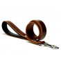 Doggie 2,5x120 Cm Yumuşak Deri Firstclass Gezdirme Brown | Köpek Gezdirme Tasması
