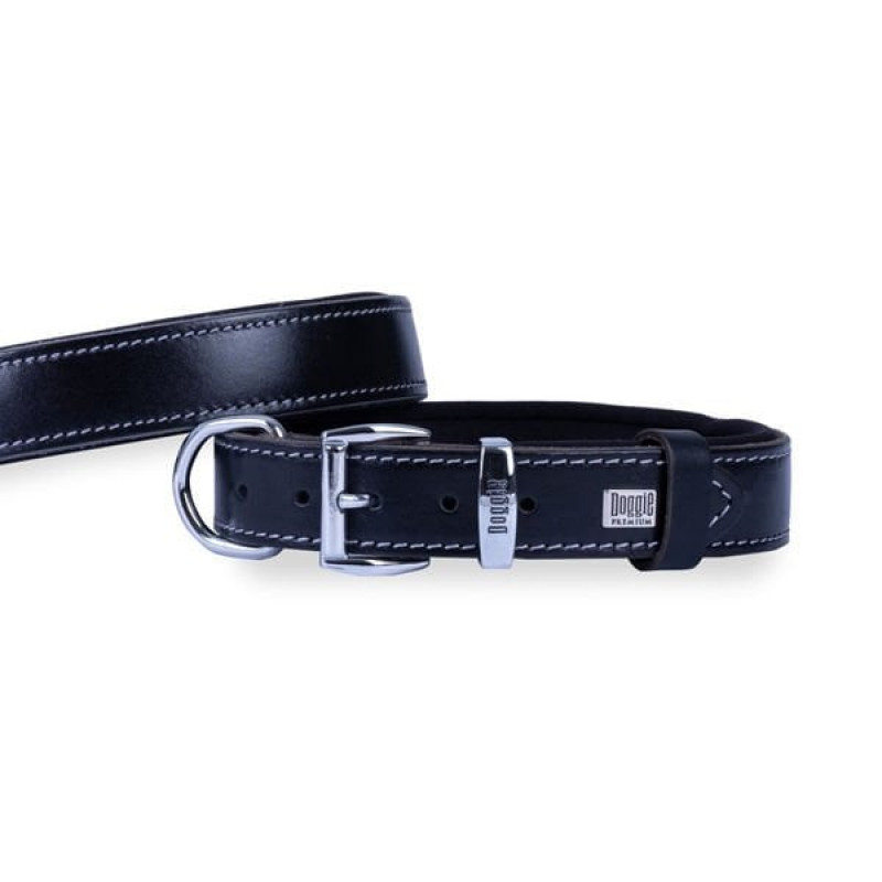 Doggie 2,5x37 45 Cm Konfor Deri Sade Boyun Tasması Siyah | Köpek Boyun Tasması Doggie 2,5x37 45 Cm Konfor Deri Sade Boyun Tasması Siyah | Köpek Boyun Tasması