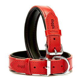 2,5x37-45 Cm Yumuşak Pedli Firstclass Deri Boyun Tasma Kırmızı | Köpek Boyun Tasması 2,5x37-45 Cm Yumuşak Pedli Firstclass Deri Boyun Tasma Kırmızı | Köpek Boyun Tasması