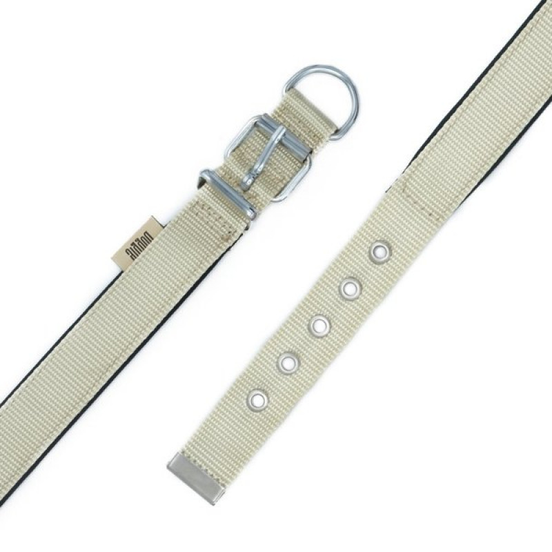Doggie 2,5x42-50 Cm Konfor Dokuma Boyun Tasması Haki Large | Köpek Boyun Tasması