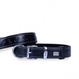 2.5x45 Cm Comfort Deri Kemik Desenli Boyun Tasması Medium Siyah | Köpek Boyun Tasması 2.5x45 Cm Comfort Deri Kemik Desenli Boyun Tasması Medium Siyah | Köpek Boyun Tasması