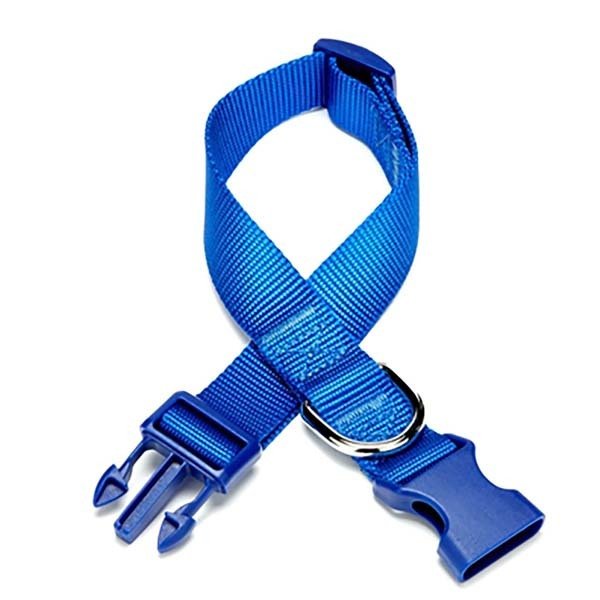 Doggie 2,5x50 Cm Classic  Dokuma Boyun Tasması Medium Mavi | Köpek Boyun Tasması