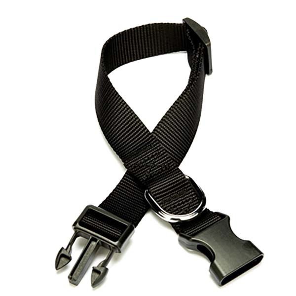 Doggie 2,5x50 Cm Classic  Dokuma Boyun Tasması Medium Siyah | Köpek Boyun Tasması