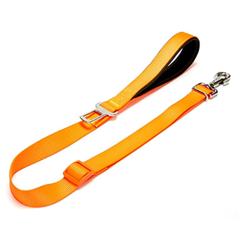 Doggie 2,5x80-120 Cm Emniyet Kemerli Dokuma Gezdirme Turuncu | Köpek Gezdirme Tasması Doggie 2,5x80-120 Cm Emniyet Kemerli Dokuma Gezdirme Turuncu | Köpek Gezdirme Tasması