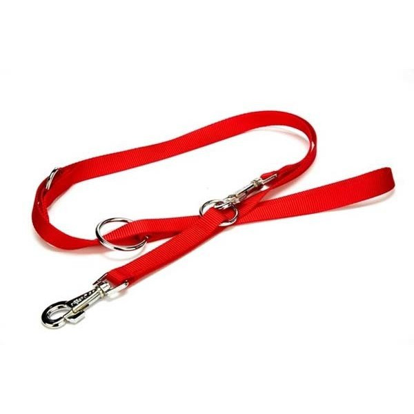 Doggie 2x120-190 Cm Çok Ayarlı Eğitimci Dokuma Gezdirme Kırmızı | Köpek Gezdirme Tasması