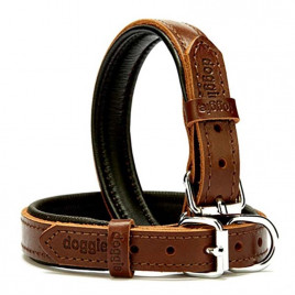 2x30-35 Cm Yumuşak Pedli Firstclass Deri Boyun Tasma Kahverengi | Köpek Boyun Tasması 2x30-35 Cm Yumuşak Pedli Firstclass Deri Boyun Tasma Kahverengi | Köpek Boyun Tasması