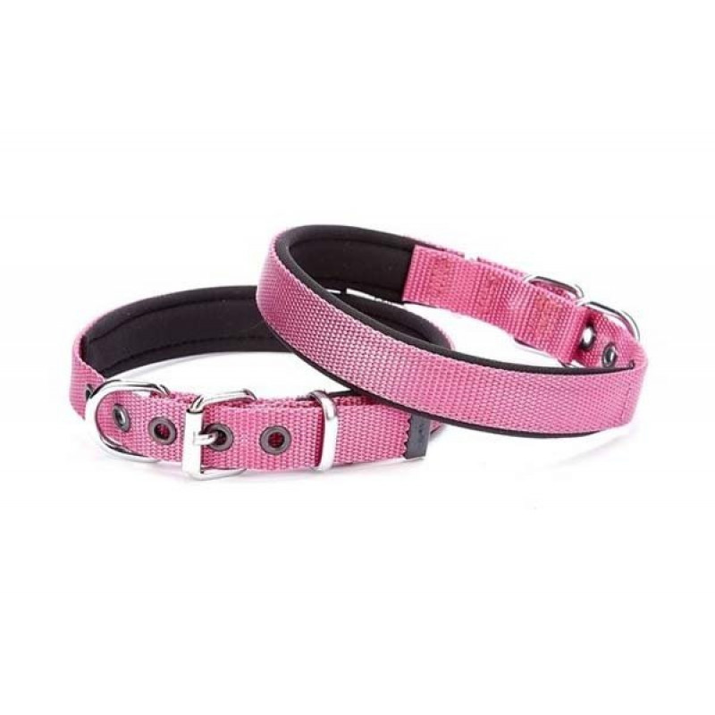 Doggie 2x35 40 Cm Konfor Dokuma Sade Boyun Tasması Mor | Köpek Boyun Tasması