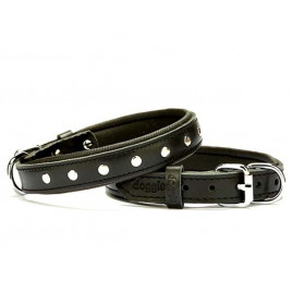 2x35 Cm Comfort Deri Rivetli Boyun Tasması Small Siyah | Köpek Boyun Tasması 2x35 Cm Comfort Deri Rivetli Boyun Tasması Small Siyah | Köpek Boyun Tasması