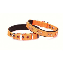 2x35 Cm Comfort Dokuma Kemikli Boyun Tasması Small Turuncu | Köpek Boyun Tasması 2x35 Cm Comfort Dokuma Kemikli Boyun Tasması Small Turuncu | Köpek Boyun Tasması