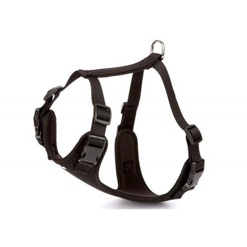 Doggie 2x45-55 Cm Havalı Ped Dokuma Göğüs Tasması Siyah | Köpek Göğüs Tasması