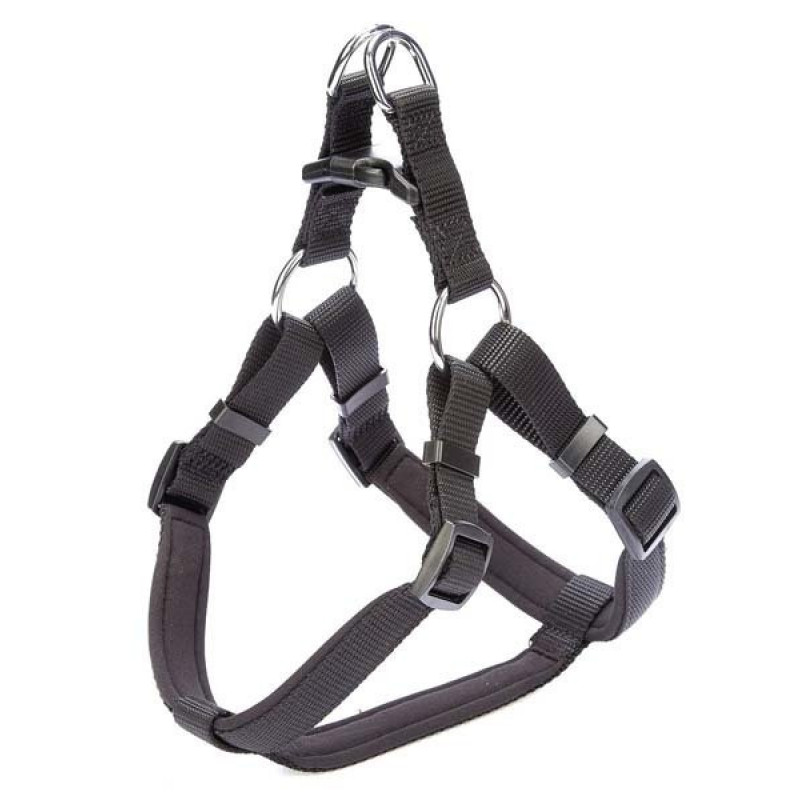 Doggie 2x45-55 Cm Konfor Ronin Dokuma Göğüs Tasması Black | Köpek Göğüs Tasması