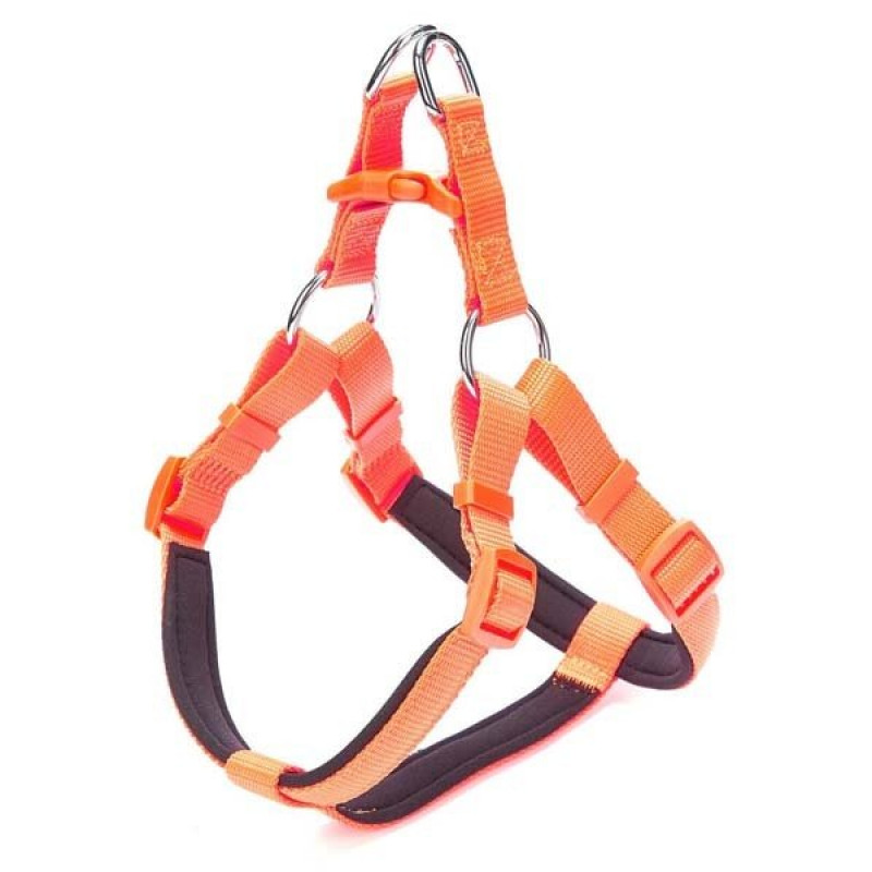 Doggie 2x45-55 Cm Konfor Ronin Dokuma Göğüs Tasması Turuncu | Köpek Göğüs Tasması