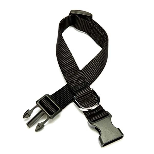 Doggie 2x45 Cm Classic  Dokuma Boyun Tasması Medium Siyah | Köpek Boyun Tasması