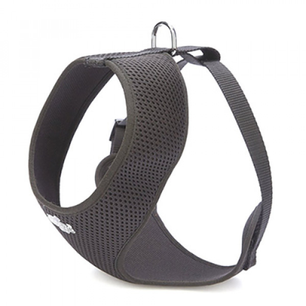 Doggie 2x50-65 Cm Dokuma Havalı Junior Göğüs Tasma Siyah | Köpek Göğüs Tasması