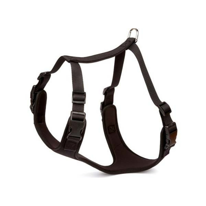 Doggie 2x55-65 Cm Havalı Ped Dokuma Göğüs Tasması Siyah | Köpek Göğüs Tasması