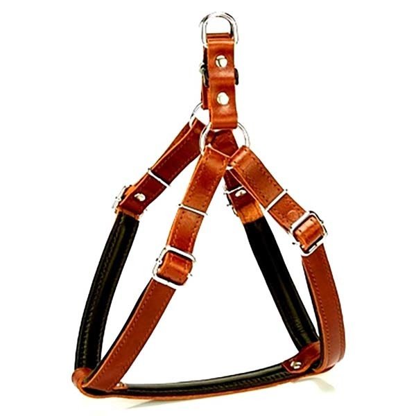 Doggie 2x65 Cm Fırstclass Deri Ronın Göğüs Tasması Large Kahverengi | Köpek Göğüs Tasması