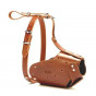 Doggie 2x80-80cm Uzun Burun Koruma Deri Ağızlık Brown | Köpek Ağızlığı