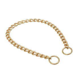 3,5X55 55 Cm Altın Rengi Zincir Boğmalı Tasma | Köpek Eğitim Tasması 3,5X55 55 Cm Altın Rengi Zincir Boğmalı Tasma | Köpek Eğitim Tasması