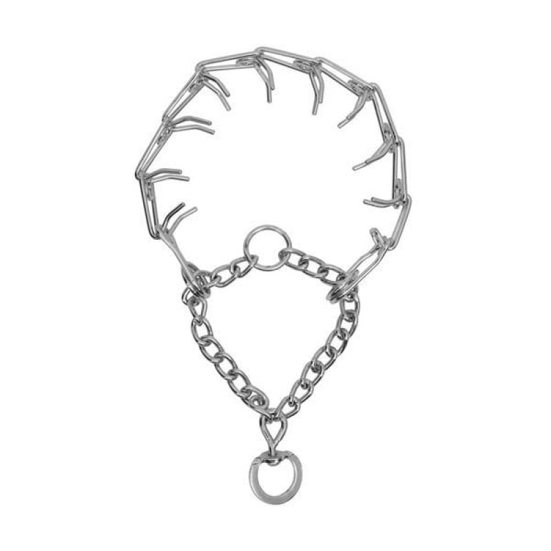 Doggie 3,5x55 Cm Eğitim Serisi Dikenli Boğma Zincir Köpek Tasması | Köpek Eğitim Tasması