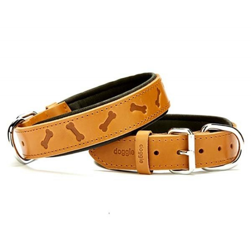 Doggie 3.5x60 Cm Comfort Deri Kemik Desenli Boyun Tasması Large Camel | Köpek Boyun Tasması Doggie 3.5x60 Cm Comfort Deri Kemik Desenli Boyun Tasması Large Camel | Köpek Boyun Tasması