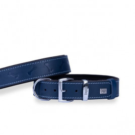 3.5x60 Cm Comfort Deri Kemik Desenli Boyun Tasması Large Mavi | Köpek Boyun Tasması 3.5x60 Cm Comfort Deri Kemik Desenli Boyun Tasması Large Mavi | Köpek Boyun Tasması