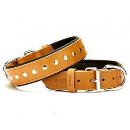 3.5x60 Cm Comfort Deri Rivetli Boyun Tasması Large Camel | Köpek Boyun Tasması 3.5x60 Cm Comfort Deri Rivetli Boyun Tasması Large Camel | Köpek Boyun Tasması