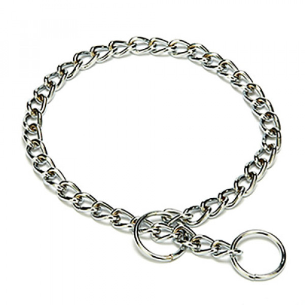 Doggie 3,5x65 65 Cm Zincir Boğmalı Tasma Krom Kaplama | Köpek Eğitim Tasması