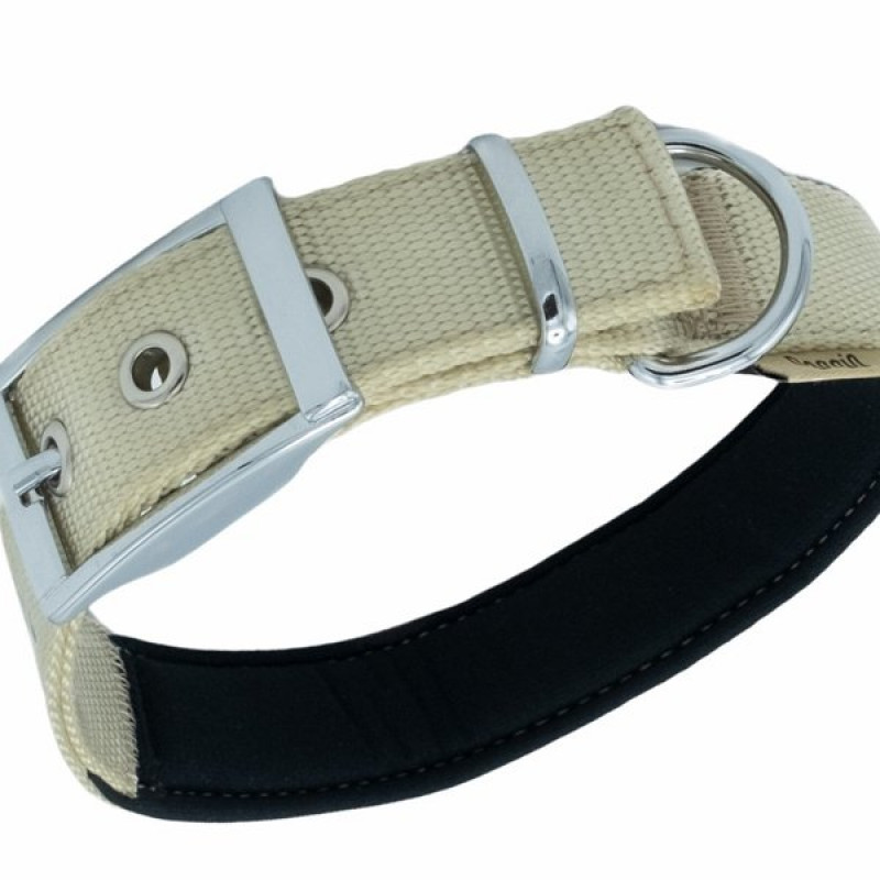 Doggie 3x42-50 Cm Elit Dokuma Boyun Tasması Haki Medium | Köpek Boyun Tasması