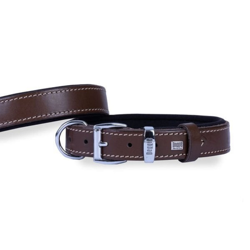 Doggie 3x42 50 Cm Konfor Deri Sade Boyun Tasması Kahverengi | Köpek Boyun Tasması Doggie 3x42 50 Cm Konfor Deri Sade Boyun Tasması Kahverengi | Köpek Boyun Tasması
