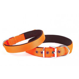 3x42 50 Cm Konfor Dokuma Sade Boyun Tasması Turuncu | Köpek Boyun Tasması