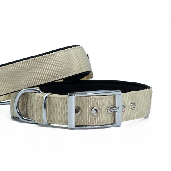 Doggie 3x47-55 Cm Elit Dokuma Boyun Tasması Haki Large | Köpek Boyun Tasması