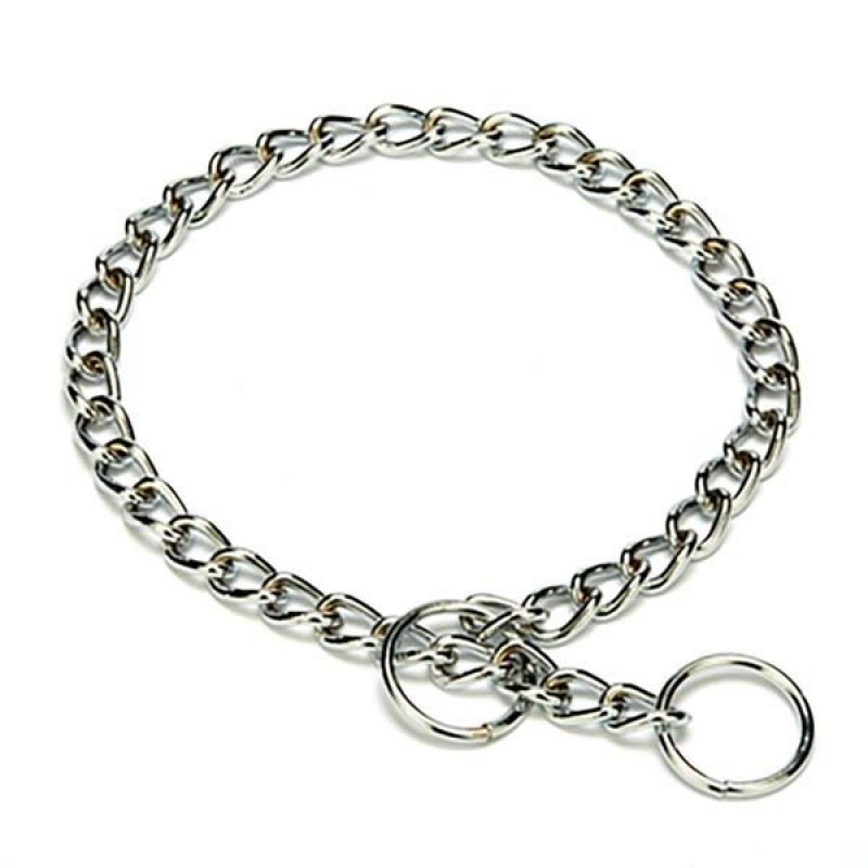 Doggie 3x50 50 Cm Zincir Boğmalı Tasma Krom Kaplama | Köpek Eğitim Tasması