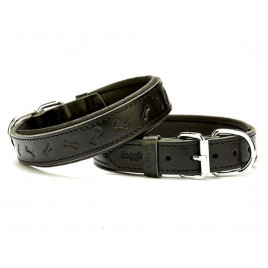 3x50 Cm Comfort Deri Kemik Desenli Boyun Tasması Medium Siyah | Köpek Boyun Tasması 3x50 Cm Comfort Deri Kemik Desenli Boyun Tasması Medium Siyah | Köpek Boyun Tasması