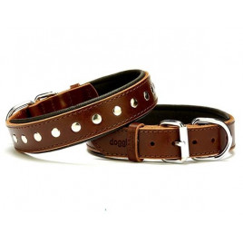 3x50 Cm Comfort Deri Rivetli Boyun Tasması Medium Kahverengi | Köpek Boyun Tasması 3x50 Cm Comfort Deri Rivetli Boyun Tasması Medium Kahverengi | Köpek Boyun Tasması