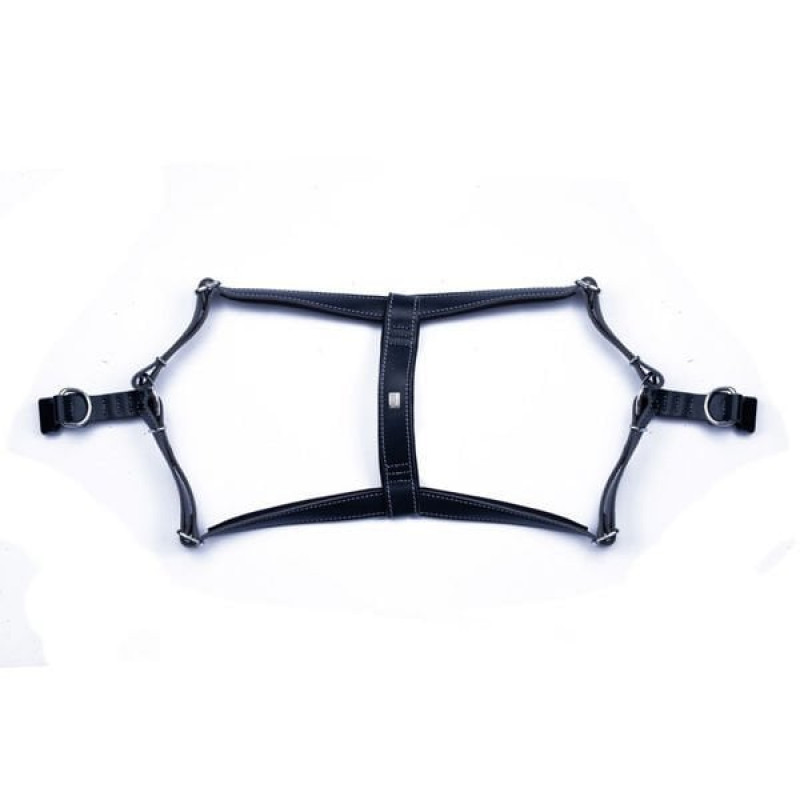 Doggie 3x70 80 Cm Konfor Ronin Deri Göğüs Tasması Siyah | Köpek Göğüs Tasması Doggie 3x70 80 Cm Konfor Ronin Deri Göğüs Tasması Siyah | Köpek Göğüs Tasması