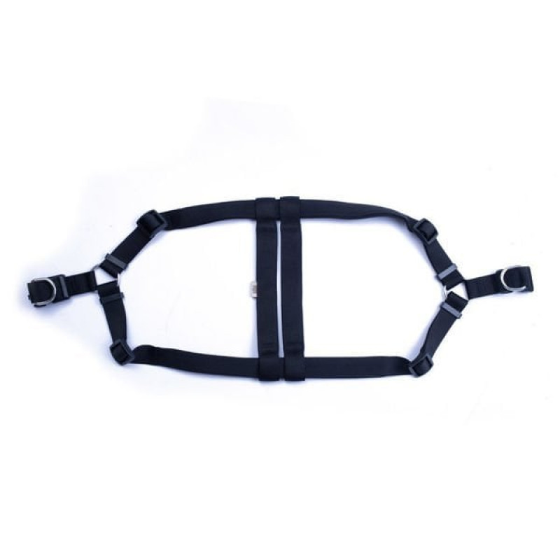 Doggie 3x75 85 Cm Konfor Ronin Dokuma Göğüs Tasması Siyah | Köpek Göğüs Tasması