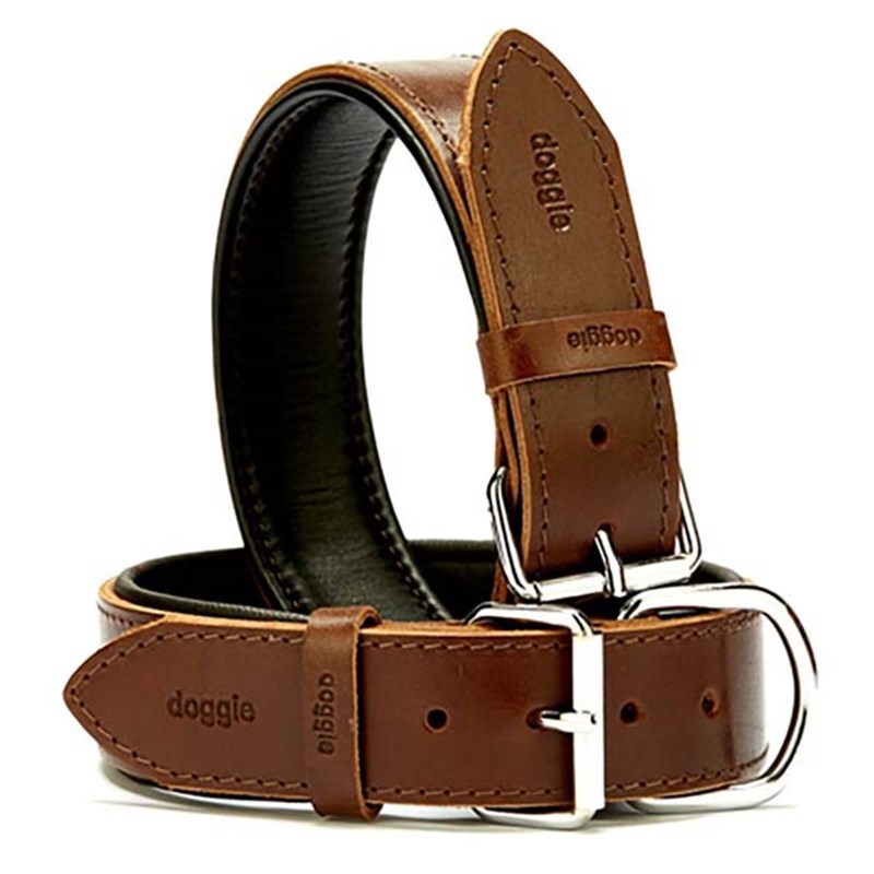 Doggie 4x47-55 Cm Yumuşak Pedli Firstclass Deri Boyun Tasması Brown | Köpek Boyun Tasması Doggie 4x47-55 Cm Yumuşak Pedli Firstclass Deri Boyun Tasması Brown | Köpek Boyun Tasması