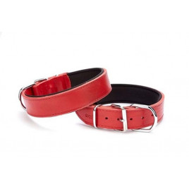 4x52-60 Cm Çift Kat Deri Extra Güçlü Sade Boyun Tasma Red | Köpek Boyun Tasması 4x52-60 Cm Çift Kat Deri Extra Güçlü Sade Boyun Tasma Red | Köpek Boyun Tasması