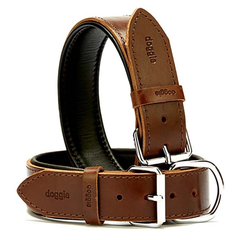 Doggie 4x52-60 Cm Yumuşak Pedli Firstclass Deri Boyun Tasma Kahverengi | Köpek Boyun Tasması Doggie 4x52-60 Cm Yumuşak Pedli Firstclass Deri Boyun Tasma Kahverengi | Köpek Boyun Tasması