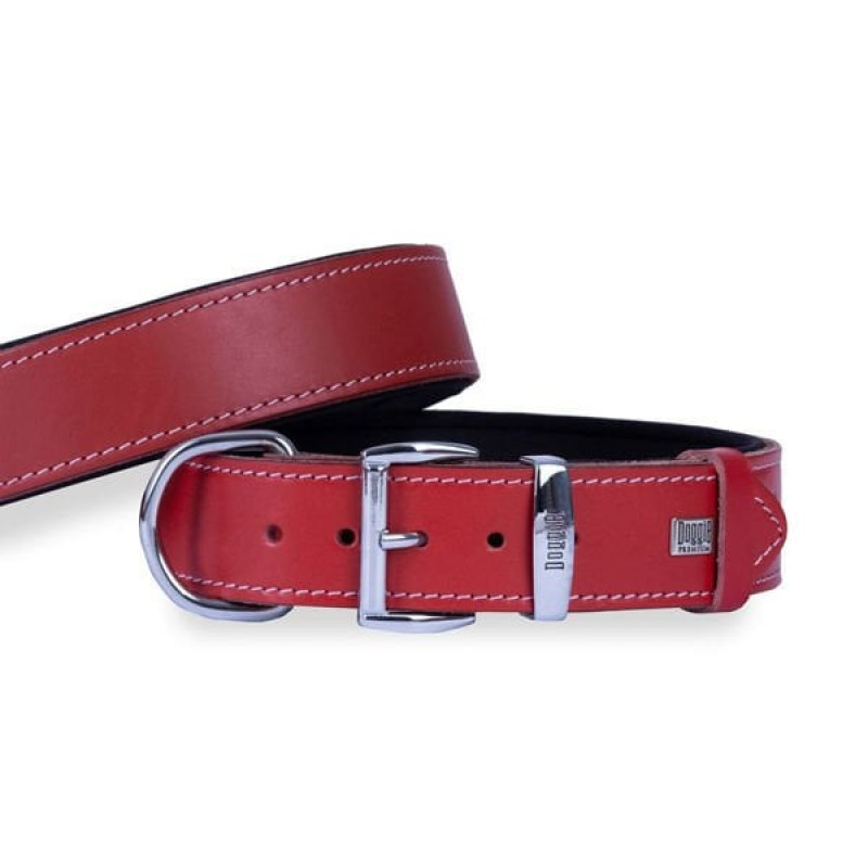 Doggie 4x57 65 Cm Konfor Deri Sade Boyun Tasması Kırmızı | Köpek Boyun Tasması Doggie 4x57 65 Cm Konfor Deri Sade Boyun Tasması Kırmızı | Köpek Boyun Tasması