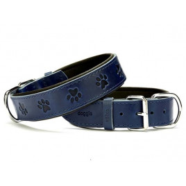 4x60 CmComfort Deri Pati Desenli Boyun Tasması Medium Mavi | Köpek Boyun Tasması 4x60 CmComfort Deri Pati Desenli Boyun Tasması Medium Mavi | Köpek Boyun Tasması