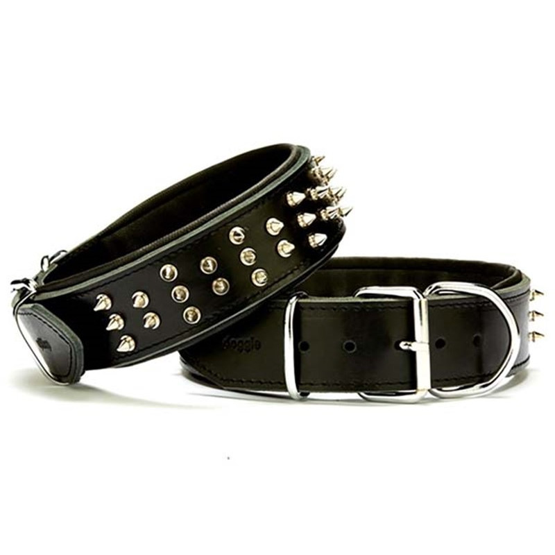Doggie 5x55-65 Cm Çift Kat Deri Güçlü Çivili Boyun Tasma Siyah | Köpek Boyun Tasması Doggie 5x55-65 Cm Çift Kat Deri Güçlü Çivili Boyun Tasma Siyah | Köpek Boyun Tasması