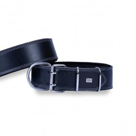 6x55-65 Cm Çift Kat Deri Güçlü Sade Boyun Tasma Siyah | Köpek Boyun Tasması 6x55-65 Cm Çift Kat Deri Güçlü Sade Boyun Tasma Siyah | Köpek Boyun Tasması