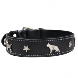 Comfort Deri Süslü Boyun Tasması Medium Siyah | Köpek Boyun Tasması Comfort Deri Süslü Boyun Tasması Medium Siyah | Köpek Boyun Tasması