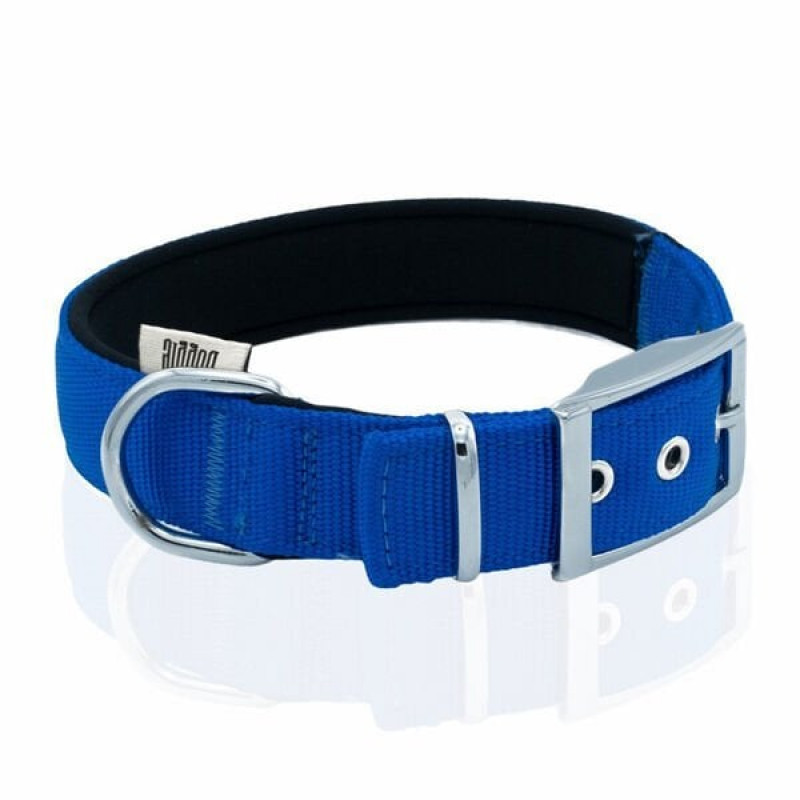 Doggie L Elit Dokuma Boyun Tasması Royal Mavi 3x47-55 Cm | Köpek Boyun Tasması