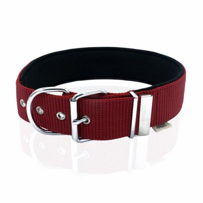 Doggie L Konfor Dokuma Boyun Tasması Kırmızı 5x60-70 Cm | Köpek Boyun Tasması