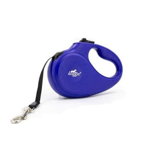 Doggie L Otomatik Tasma Master Seri Blue | Otomatik Köpek Tasması