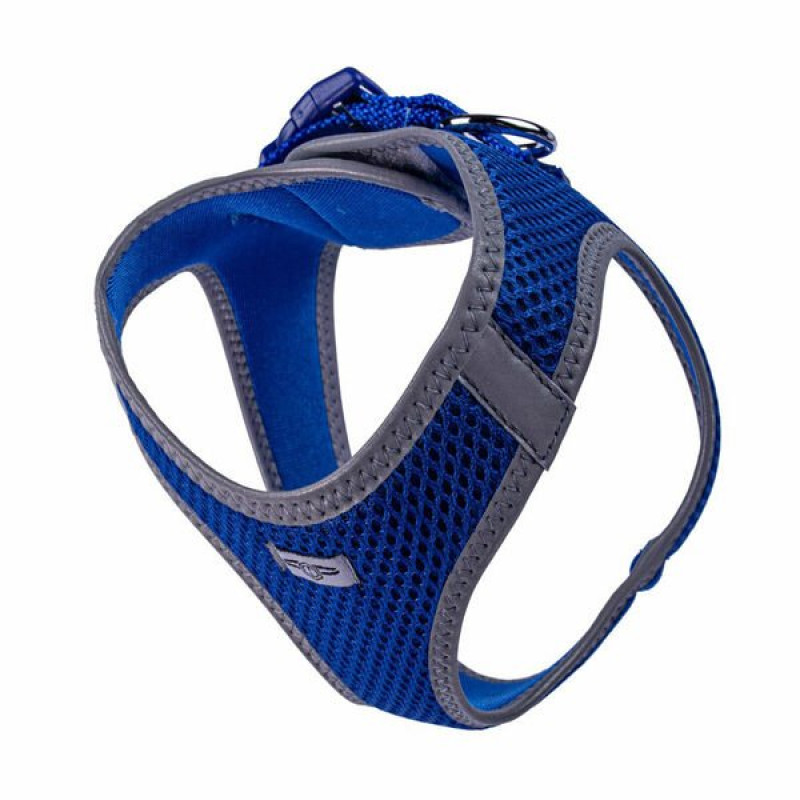 Doggie L Reflektör Havalı Dokuma Göğüs Tasması Mavi 42-48 Cm | Köpek Göğüs Tasması