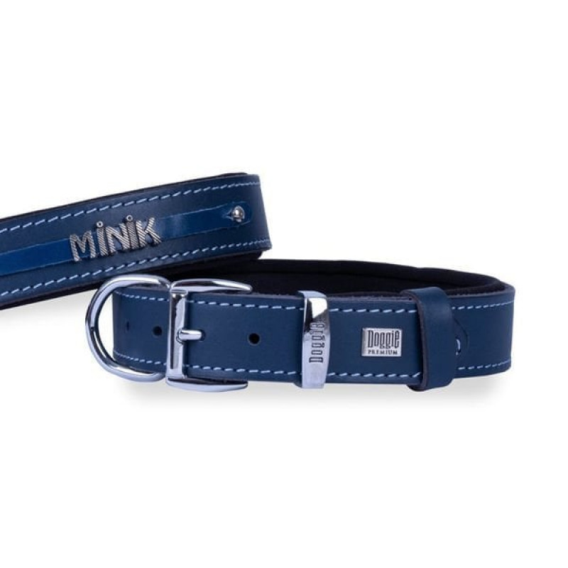 Doggie M Comfort Klasik Deri Gezdirme Tasması Royal Mavi 3x42-50 Cm | Köpek Gezdirme Tasması Doggie M Comfort Klasik Deri Gezdirme Tasması Royal Mavi 3x42-50 Cm | Köpek Gezdirme Tasması