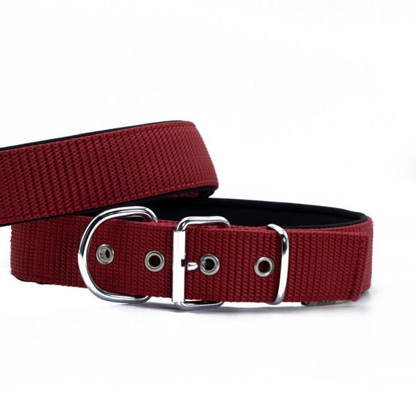 Doggie M Elit Dokuma Boyun Tasması Kırmızı 4x52-60 Cm | Köpek Boyun Tasması